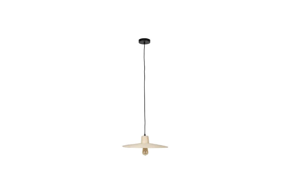 Suspension en rotin beige Balance Zuiver