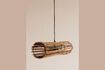 Miniature Suspension en rotin beige Savana 3