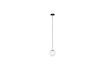 Miniature Suspension en verre blanc Orion 18 cm 4