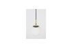 Miniature Suspension en verre blanc Orion 18 cm 5