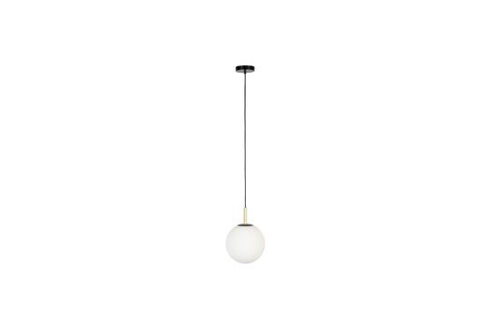 Suspension en verre blanc Orion 25 cm Détouré