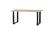 Miniature Table 180x90 en chêne massif beige avec pieds en forme de U Tablo 2