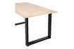 Miniature Table 180x90 en chêne massif beige avec pieds en forme de U Tablo 3