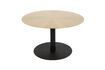 Miniature Table basse en acier doré Snow Brushed 1