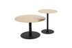 Miniature Table basse en acier doré Snow Brushed 4