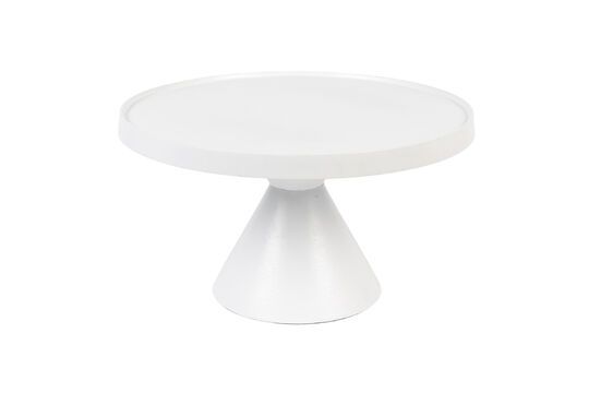 Table basse en aluminium blanc Floss Détouré