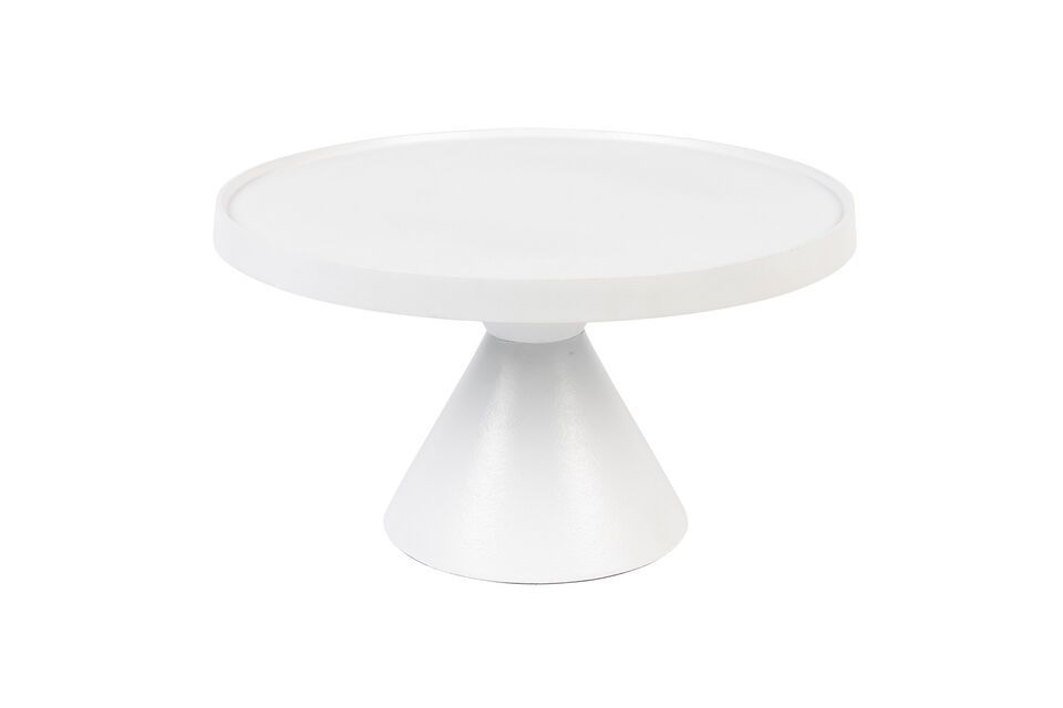 Table basse en aluminium blanc Floss Zuiver