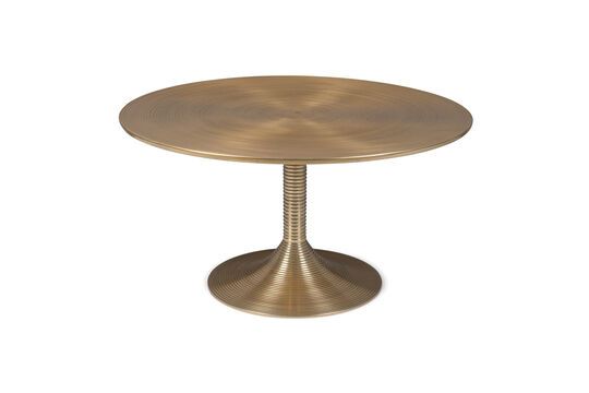 Table basse en aluminium doré Hypnotising