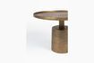 Miniature Table basse en aluminium doré Mason 10