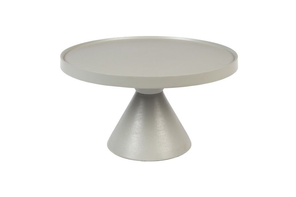 Table basse en aluminium gris Floss Zuiver