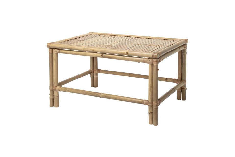 Table basse en bambou nature Sole - 7