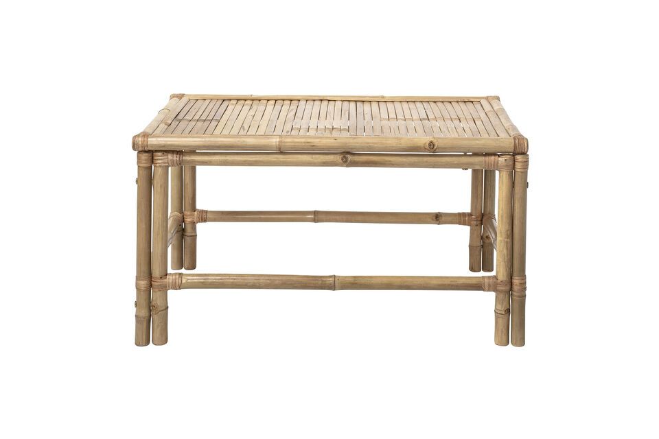 Table basse en bambou nature Sole - 8