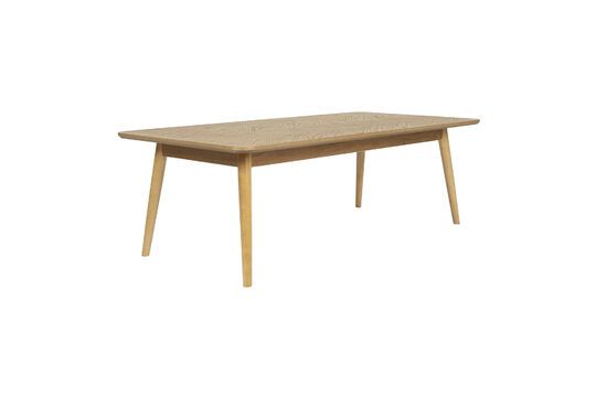 Table basse en bois beige Fabio Détouré