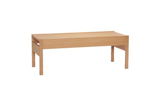 Table basse en bois clair Forma Détouré