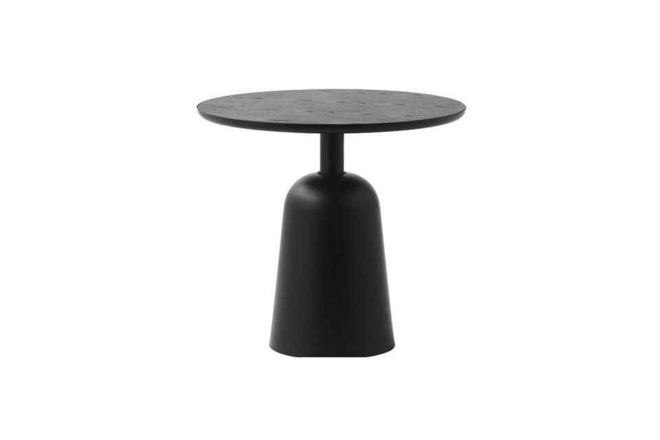 Table basse en bois de frêne noir Turn - 5