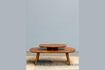 Miniature Table basse en bois foncé Mulder 1