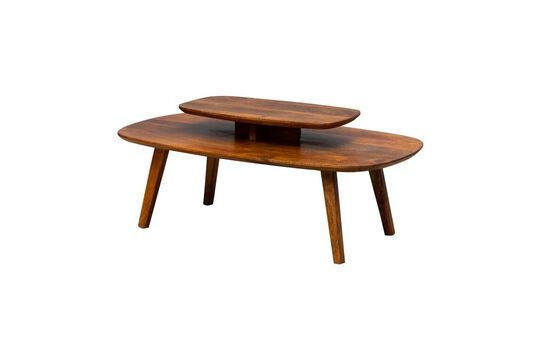 Table basse en bois foncé Mulder Détouré