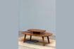 Miniature Table basse en bois foncé Mulder 3