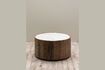 Miniature Table basse en bois foncé Savana 1