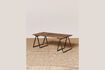 Miniature Table basse en bois foncé Sutton 1