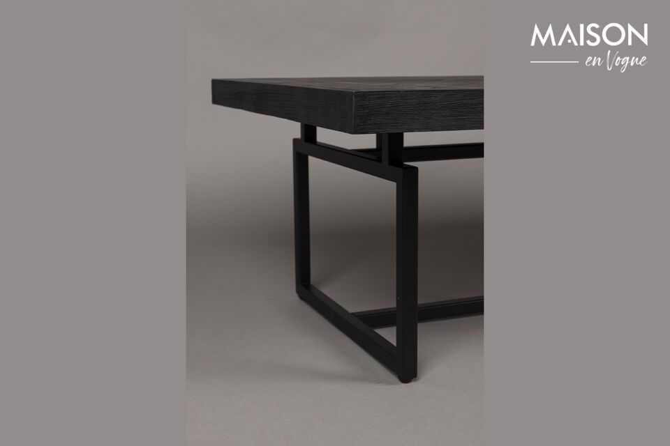 Découvrez notre table basse en bois noir