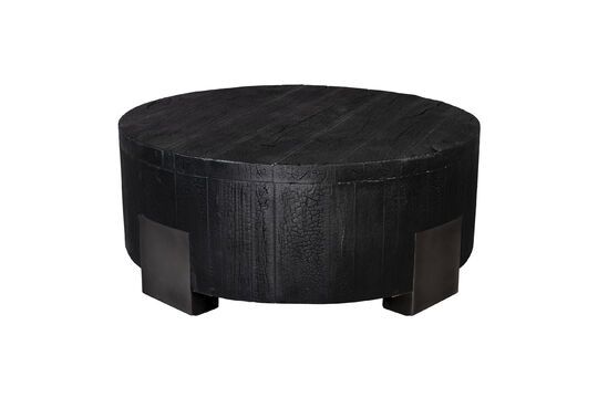 Table basse en bois noir Coals Détouré