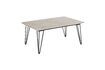 Miniature Table basse en ciment gris Mundo 1