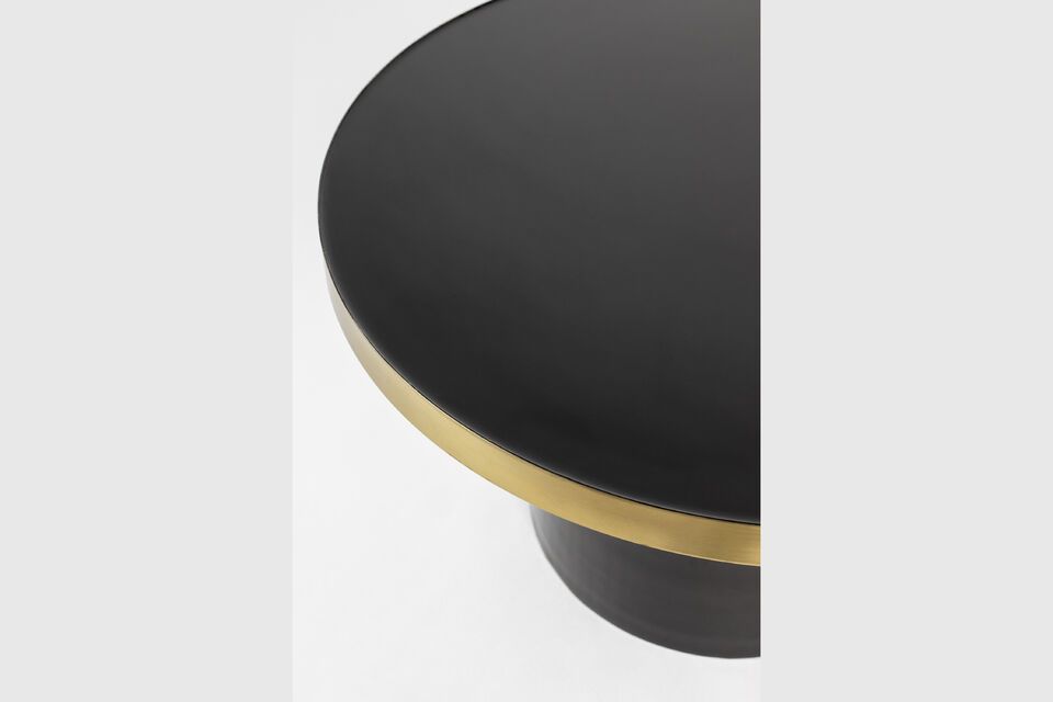 Table basse en fer noir Glam - 8