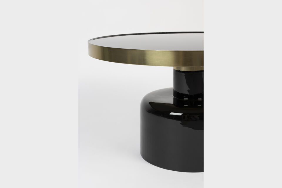 Table basse en fer noir Glam - 9