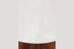 Miniature Table basse en marbre blanc et marron Gaya 2