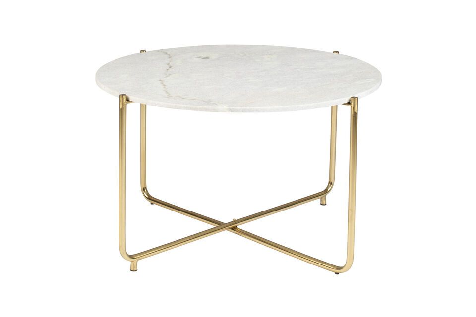 Table basse en marbre blanc Timpa White Label