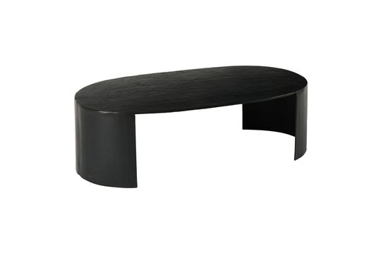 Table Basse en métal noir Ovalie Détouré