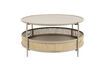 Miniature Table basse en rotin beige Makoto 1