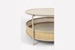 Miniature Table basse en rotin beige Makoto 5