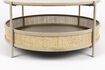 Miniature Table basse en rotin beige Makoto 6