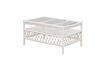 Miniature Table basse en rotin blanc Barbara 6