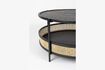 Miniature Table basse en rotin noir Makoto 4