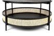 Miniature Table basse en rotin noir Makoto 5