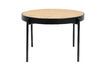 Miniature Table basse en rotin noir Spike 3