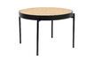 Miniature Table basse en rotin noir Spike 1