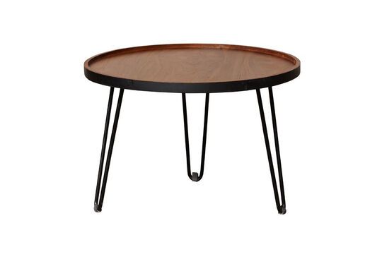 Table basse en teck marron Noir Détouré