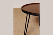 Miniature Table basse en teck marron Noir 3