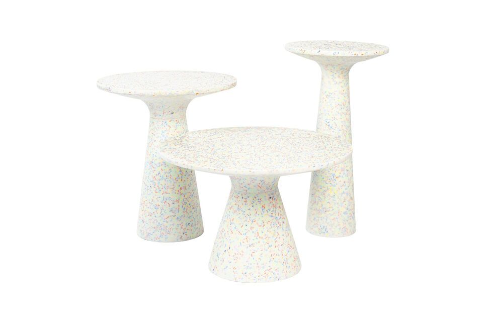 Table basse en terrazzo multicolore Victoria - 4