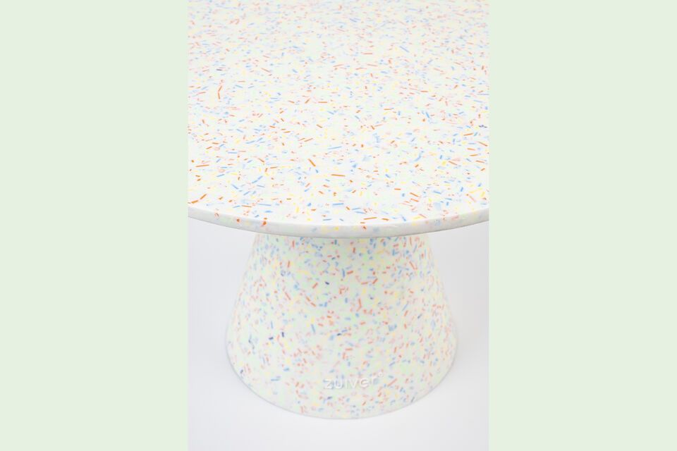 Table basse en terrazzo multicolore Victoria - 6