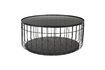 Miniature Table basse en verre noir Lance 1