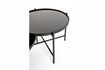 Miniature Table basse en verre noir Lily 8