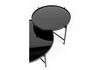 Miniature Table basse en verre noir Lily 9