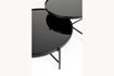 Miniature Table basse en verre noir Lily 10