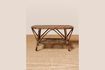 Miniature Table basse ovale en rotin marron Veracruz 3