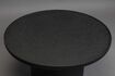 Miniature Table basse ronde en bois noir Winston 4